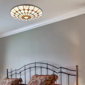 Rabalux 8091 - Tiffany vitrážové stropné svietidlo MARVEL 2xE27/60W/230V