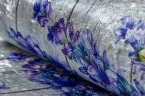 Protišmykový koberec / behúň ANDRE 2716 sivý / fialový