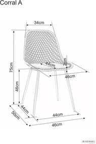 SI Corral Stolička čierna