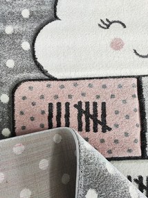 BE Koberec Smart Kids 22604 GREY – sivý obdĺžnikový Rozmer: 160x230 cm