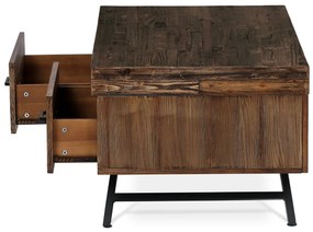 Konferenčný stôl z masívu borovice, 120 x 60 x 48 cm