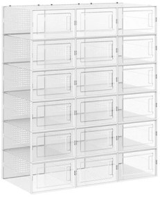 Modulárny regál s priehradkami BOXIFY biely