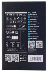 Aigostar - LED RGBW Stmievateľný luster na lanku MESH LED/8W/230V + DO