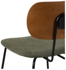 Zeleno-hnedé jedálenské stoličky v súprave 4 ks Cleo – Ixia