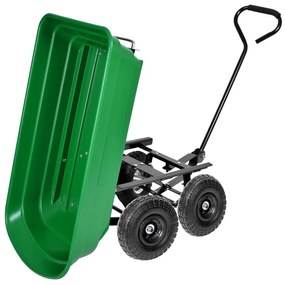Zahradní sklápěcí vozík GARTEN zelený