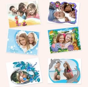 Dětský digitální fotoaparát se silikonovým obalem v podobě kočičky - růžový