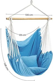 Závesné kreslo s vankúšmi GDC187Q01