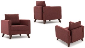 Kreslo Bella - Claret Red