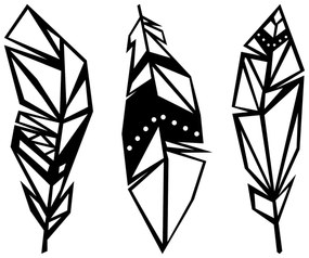 Nástenná kovová dekorácia PIERKO čierna