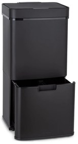 Klarstein Royal Trash Matte Black, odpadkový kôš so senzorom, 72 l, ušľachtilá oceľ, matná čierna