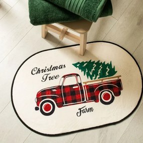 Kúpeľňový koberček ARCO s vianočným vzorom 703935
