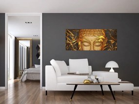 Obraz - Zlatý Budha (120x50 cm)