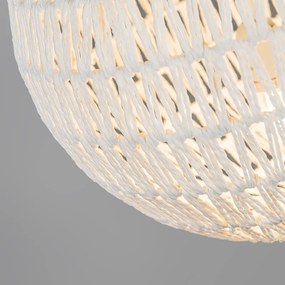 Retro závesné svietidlo biele 40 cm - Lina Ball 40