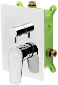 Novaservis Novaservis, Podomítková baterie s boxem Titania Pure, 2 vývody, BOX90351R-0