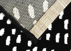 Koberce Breno Kusový koberec INK 463 007/AF900, čierna,200 x 290 cm