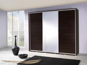 Šatníková skriňa Peldon 255 (wenge). Akcia -20%. Vlastná spoľahlivá doprava až k Vám domov. 612084