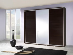 Šatníková skriňa Peldon 255 (wenge). Akcia -20%. Vlastná spoľahlivá doprava až k Vám domov. 612084