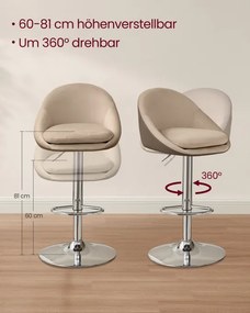 Set dvoch barových stoličiek LJB110K01