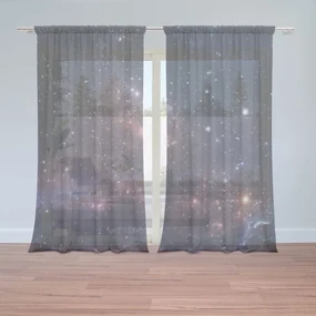 Sablio Záclony Nočná obloha: 2ks 150x250cm