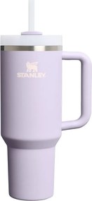 Termoska so slamkou z nehrdzavejúcej ocele v levanduľovej farbe 1,18 l Quencher H2.O FlowState™ Tumbler Purple Dust – Stanley