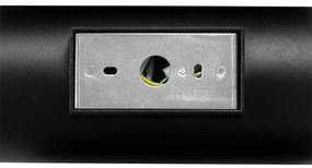 Dizajnové nástenné svietidlo čierne so zlatom - Sab