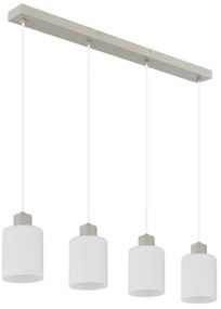 Globo 54114-4H - Závesný luster TRENT na lankách 4xE27/40W/230V