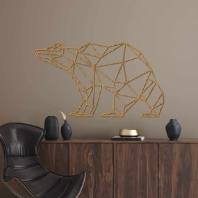 Drevený obraz na stenu Geometrický medveď | BRUKO: HDF - Javor 60 x 34 cm 4399-83168 HDF0244