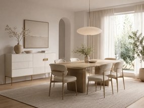 Komoda Stilig ST102A 160 cm bílá/zlatá