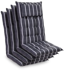 Blumfeldt Sylt, poduška s vysokou zadnou časťou, na vyššie polohovacie kreslo, vankúš, polyester, 50 x 120 x 9 cm, 4 x poduška