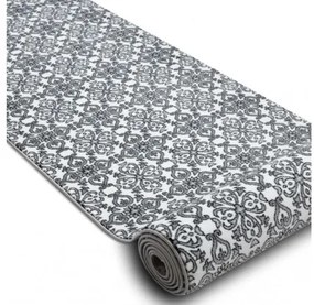 Behúň ARGENT kvety - W4949 biely / sivý