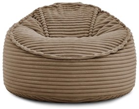 Hnedý menčestrový sedací vak Socrate – Bobochic Paris