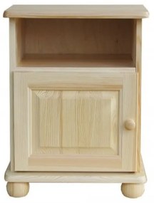 ComfortMatrace Nočný stolík z masívu GABRIEL Barva: prirodzená farba