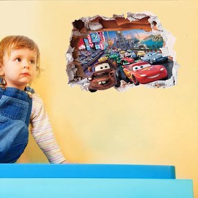 Veselá Stena Samolepka na stenu na stenu Autá II