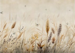 Sklenený obraz - Divoká lúka (70x50 cm)
