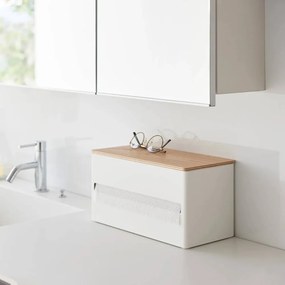 Biely kovový stojan na papierové utierky Rin – YAMAZAKI