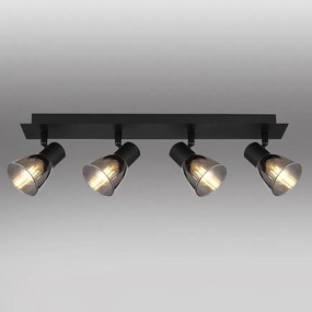 Luster 54304-4 čierna MAT LS4