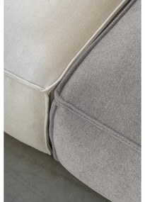 Svetlosivý modul pohovky (stredový diel) Flex Felix – Miuform