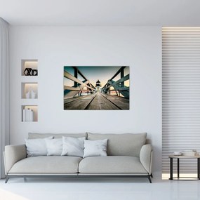 Obraz - Na móle (90x60 cm)