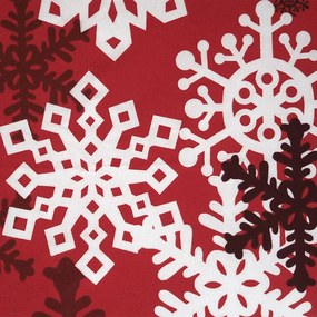 Flanelové posteľné obliečky ČERVENÁ ZIMNÁ ROZPRÁVKA