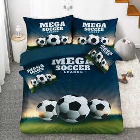 Obliečky Futbal 4 Bavlna 3-dielna súprava