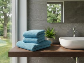 Uterák NORIELLE 50x90 cm svetlomodrý, 100% bavlna