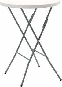 SKLADACÍ TURISTICKÝ/KATERINGOVÝ STÔL dia80 x 110 CM KRUHOVÝ *9620