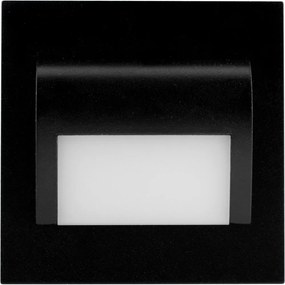 Schodiskové svietidlo DECORUS LED 1,2W Black ProVero Neutral 4000K 12V DC