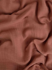 Mušelínová obliečka na vankúš 50 × 70 cm - Alexia terakota