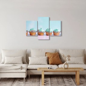 Obraz cupcakes (90x60 cm)