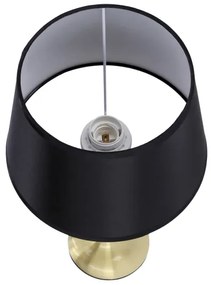 Stolná lampa PRIMA GOLD 1xE27/60W/230V čierna/zlatá