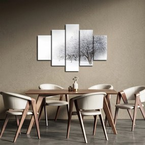 Obraz - Zimná alej (150x105 cm)