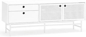 Biely TV stolík 140x52 cm Punto - Teulat