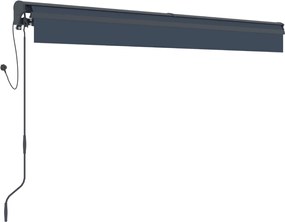 Elektrická markíza BestBerg BBSU-E350CG / 350 × 300 cm / sivá