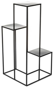 Stojan na kvety KASKADA 85x40 cm čierna